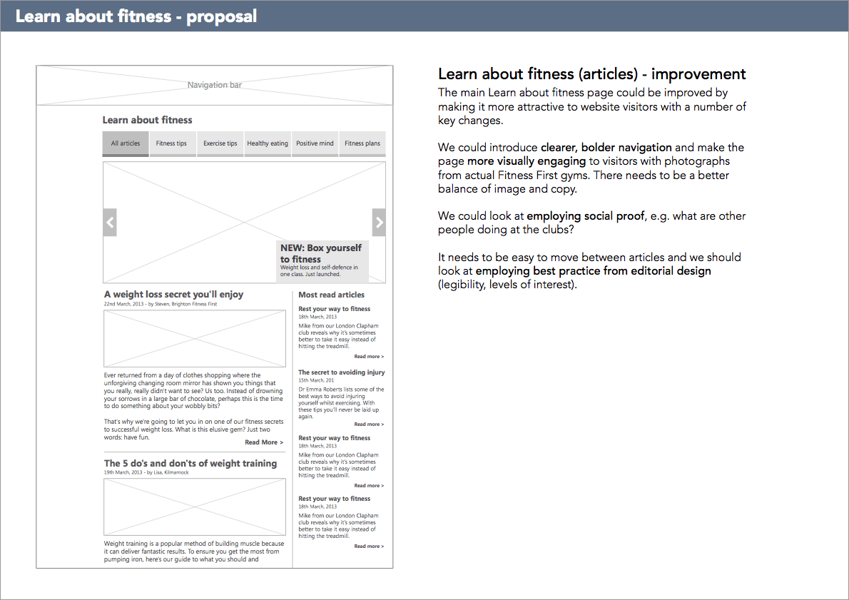 FF_UX_review_LearnAboutProposal Fitness First - design proposal