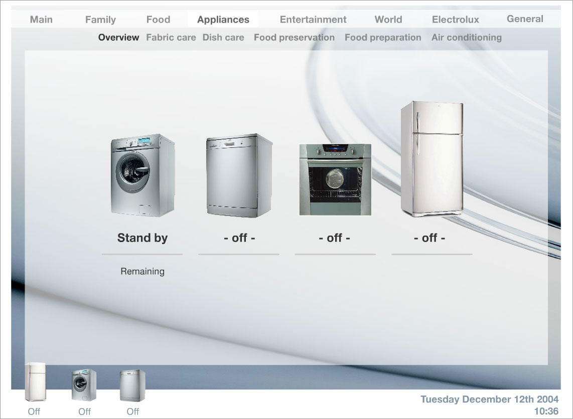 ElectroluxHomeAutomation_screen3 Electrolux - home automation concept screen